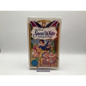 Walt Disney Masterpiece: Snow White and the Seven Dwarfs (VHS, 1994) SEALED NEW